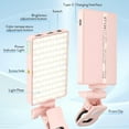 thumbnail image 5 of Portable Selfie Light - Rechargeable 120 Led Cell Phone Light Up to 15 Hours with 3 Light Modes 10 Brightness, Lighting for Video Vlog, Camera, Tablet, Laptop, iPad, iPhone - Pink, 5 of 8