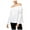 White - brightwht, variant on bar III Womens Cutout Knit Blouse, White, Medium