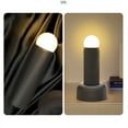 thumbnail image 4 of Yuarrent Lámpara divertida de la forma del brillo ajustable del ABS para la noche o los dormitorios que cargan la luz de la noche Iluminación y accesorios negro, 4 of 6