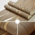 thumbnail image 6 of Q QIHANG Modern Minimalist 3D Curve Water Ripple Three-Dimensional Flocking Non-Woven Wallpaper Bedroom Living Room TV Background Wall Shop Decoration20.87 Wx393.7 L Non-Pasted (Dark Brown), 6 of 12