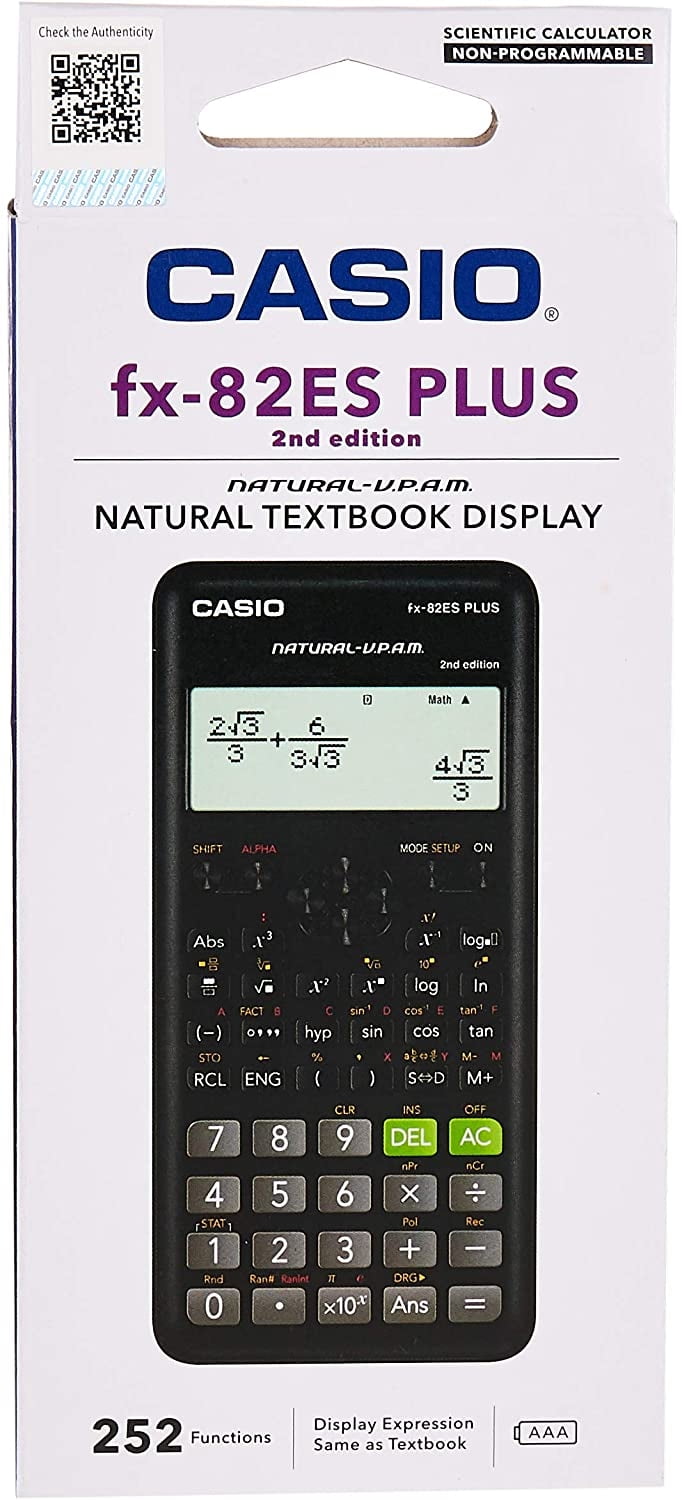 Fx 82es Plus Scientific Calculadora Casio Natural Vpam Online