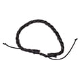 thumbnail image 2 of Craft County Natural Dyed Leather Bracelets – Multiple Colors – Double Pack, Flat Braid, or Round – Adjustable - Accessories, 2 of 3