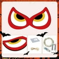 thumbnail image 4 of Halloween LED Eyes under $5! Xqxayjr Halloween Luminous Eyes, Hanging Wooden LED Ghost Eyes, Spooky Party Decoration, Scary Outdoor Indoor Decor, Battery Operated Halloween Prop for Garden, 4 of 7