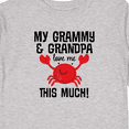 thumbnail image 4 of Inktastic My Grammy and Grandpa Love Me Boys or Girls Long Sleeve Toddler T-Shirt, 4 of 5
