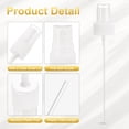 thumbnail image 3 of 12 Pcs White Spray Top, 28/410 Fine Mist Sprayer Reusable Replacement Spray Bottle Pump Plastic Top, 3 of 6
