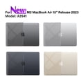 thumbnail image 4 of IBENZER Compatible with New 2024 2023 M2 MacBook Air 15 inch case A2941, Hard Shell Case with Keyboard Cover for Mac Air 15.3" M2 Chip with Retina Display & Touch ID, Crystal Clear, W-AT15-CYCL+1, 4 of 9