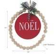 thumbnail image 2 of Christmas Ornament With Beaded Hoop Noel, 2 of 3
