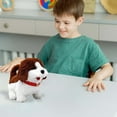 thumbnail image 6 of Interactive Robot Dog Toy Lovable Electronic Puppy with Realistic Walking Barking and Tail Wagging Actions for Kids, 6 of 7