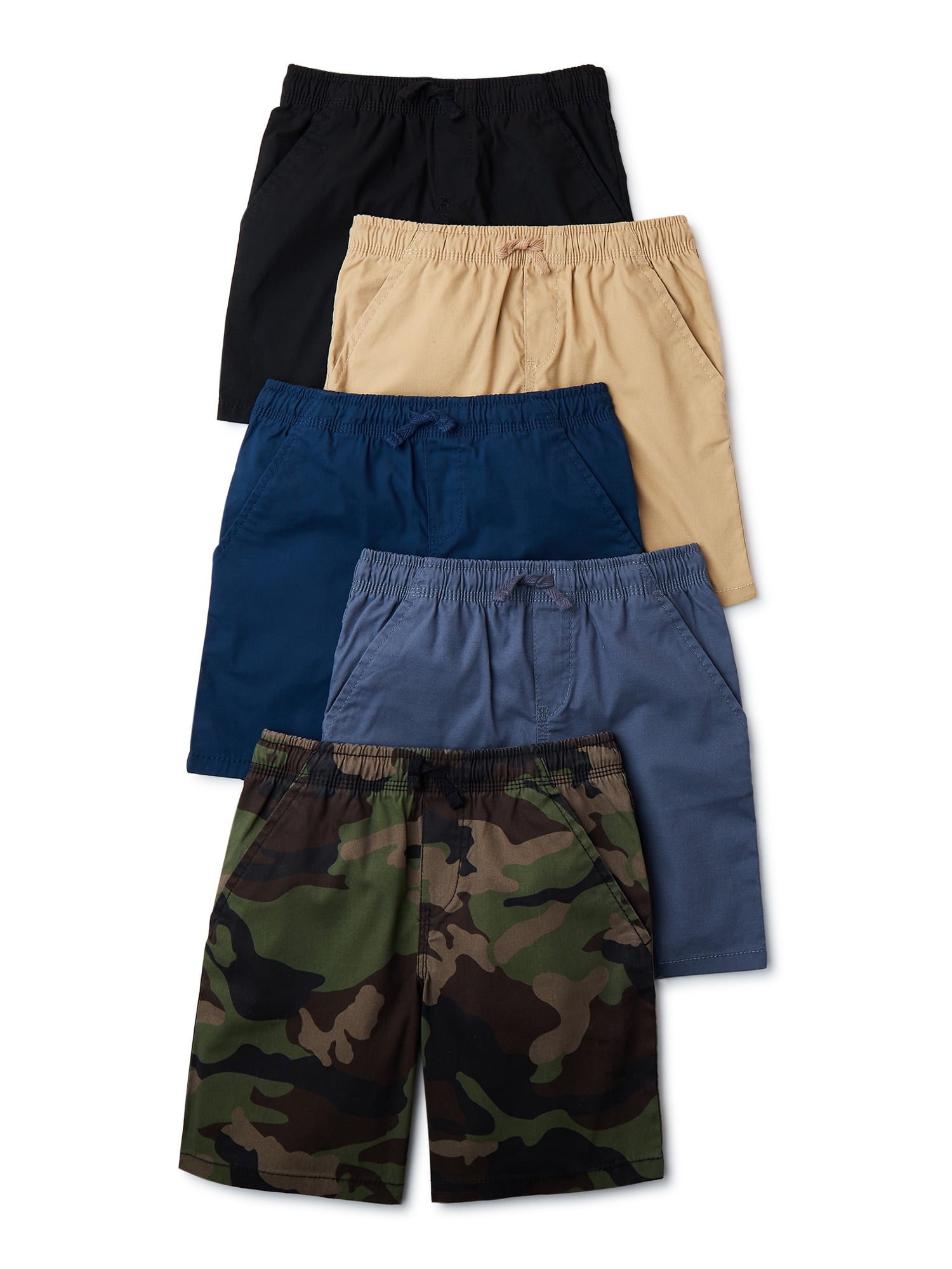 Wonder Nation Boys Pull on Shorts, 5 