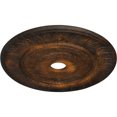 thumbnail image 3 of Ekena Millwork 26 3/4"OD x 3 5/8"ID x 1 1/8"P Leaf Ceiling Medallion (Fits Canopies up to 3 5/8"), Hand-Painted Rust, 3 of 5