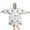 White Cow Milk, variant on Wearable Oversized Blanket,White Cow Moo Milk Pattern Wearable Blanket Hoodie for Adults,Cozy Hooded Blankets with Super Pockets,Super Warm Fuzzy Pullover for Women & Men