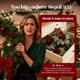 thumbnail image 4 of Christmas Wreath for Kitchen Cabinet, Farmhouse Decor (A-4pcs, 6 inch), 4 of 7