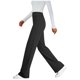 thumbnail image 5 of Pincandy Women's Solid Color Gabardine Pants - Elastic Waist, Loose Fit with Side Pockets, Perfect for Casual Sports & Daily Activities, 5 of 7