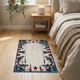 thumbnail image 3 of ODIKA Vintage Bass Fish Patriotic Stars Stripes Border Lure Fishing Pet Friendly & Kids Safe Bedside for Bedroom, Nursery, RV, 3 of 7