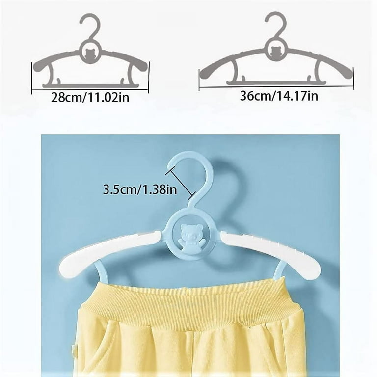 Slim Hangers for Baby Closet Space-saving Newborn Hanger Thin Non