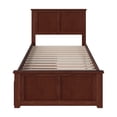 thumbnail image 5 of AFI Madison Twin Wood Platform Bed with Matching Footboard & Storage Drawers, Walnut, 5 of 6