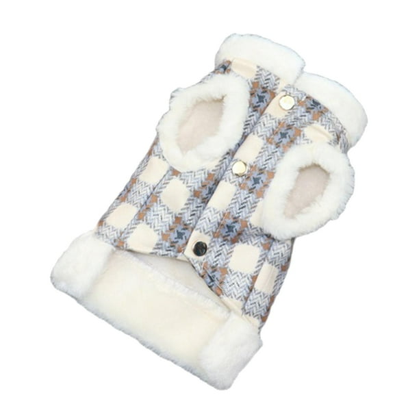 Suéter para perros en clima frío Ropa para cachorros y gatitos Trajes de felpa Chaleco Mono Otoño Perros s a medianos Ropa de calle Sunnimix Abrigo de mascotas