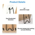 thumbnail image 4 of 6pcs Photo Frame Stands, EEEkit Self-Adhesive 5.1''/7.3'' Frame Backs for Tabletop Shelf, 4 of 6