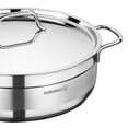 thumbnail image 2 of Korkmaz Alfa 2 Piece 4.2 Liter Stainless Steel Low Casserole Dish with Lid, 2 of 5