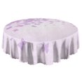 thumbnail image 5 of 60 Inch Round Lace Tablecloth Water Resistant Washable, Monarch Butterfly Aesthetic, 5 of 5
