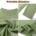 thumbnail image 5 of MOSHU 3 Pack T Shirts for Women Crew Neck Plus Size Women Shirts Long Sleeve Tees Casual Basic Fall Tops, 5 of 9