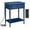 Navy Blue, variant on Pemberly Row Coastal Nightstand Side Table with AC/USB Charger-Navy Blue