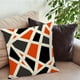 thumbnail image 1 of Soft Decorative Pillows Covers Glitter Printed Pillowcases Geometric Stripe Decor Home Bedroom Sofa Chair Couch 18x18 In, 1 of 6