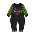 thumbnail image 2 of Pijamas familiares europeos con estampado navideño de moda, traje para padres e hijos, monos de poliéster para bebés., 2 of 3