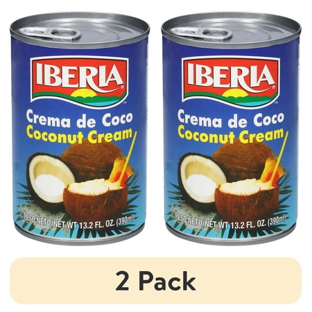 (2 pack) Iberia Coconut Cream 13.2 fl oz