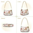 thumbnail image 7 of FORMRS Womens Shoulder Bag with Chain Strap Clutch Purse Cute Tote Handbag, Brown Nordic Christmas House, 7 of 7