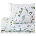 thumbnail image 2 of Ultra Soft Silky Deep Pocket Rich Printed Bedding Rayon from Bamboo All Season 6 Pieces Sheet Set with 4 Pillowcases, Colorful Floral Forest Pattern King Size, 2 of 8