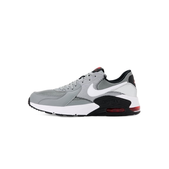 Nike Men's Air Max Excee Athletic Shoes Particle Grey/White-Black-Red Size 8