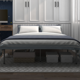 thumbnail image 3 of Base de Cama Metálica– Cama Plataforma sin Resorte, Rieles de Acero, Almacenamiento Debajo de la Cama, Silenciosa, Fácil de Armar, Color Negro, 3 of 7
