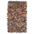 thumbnail image 3 of Safavieh Mariam Leather Shag Area Rug or Runner, 3 of 11