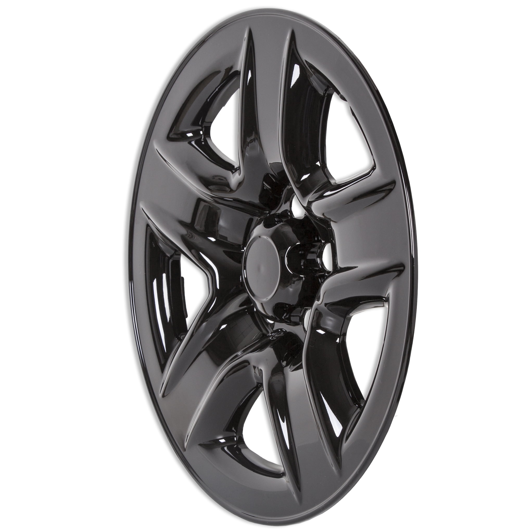 Kojem 4 Black Wheel Skins for Toyota RAV4 2006-2012 17" Hub Caps Full Rim Skin Covers