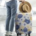 thumbnail image 2 of Pioneer Flower Floral Print Pattern Luggage Cover Fashion Suitcase Cover Baggage Covers Fit 25-28 Inch Luggage (Go Travel), 2 of 5