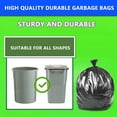 thumbnail image 4 of 55 Gallon Trash Bags (60 Count), Black Heavy Duty Outdoor Garbage Bags, with Tying Ropes, 4 of 6