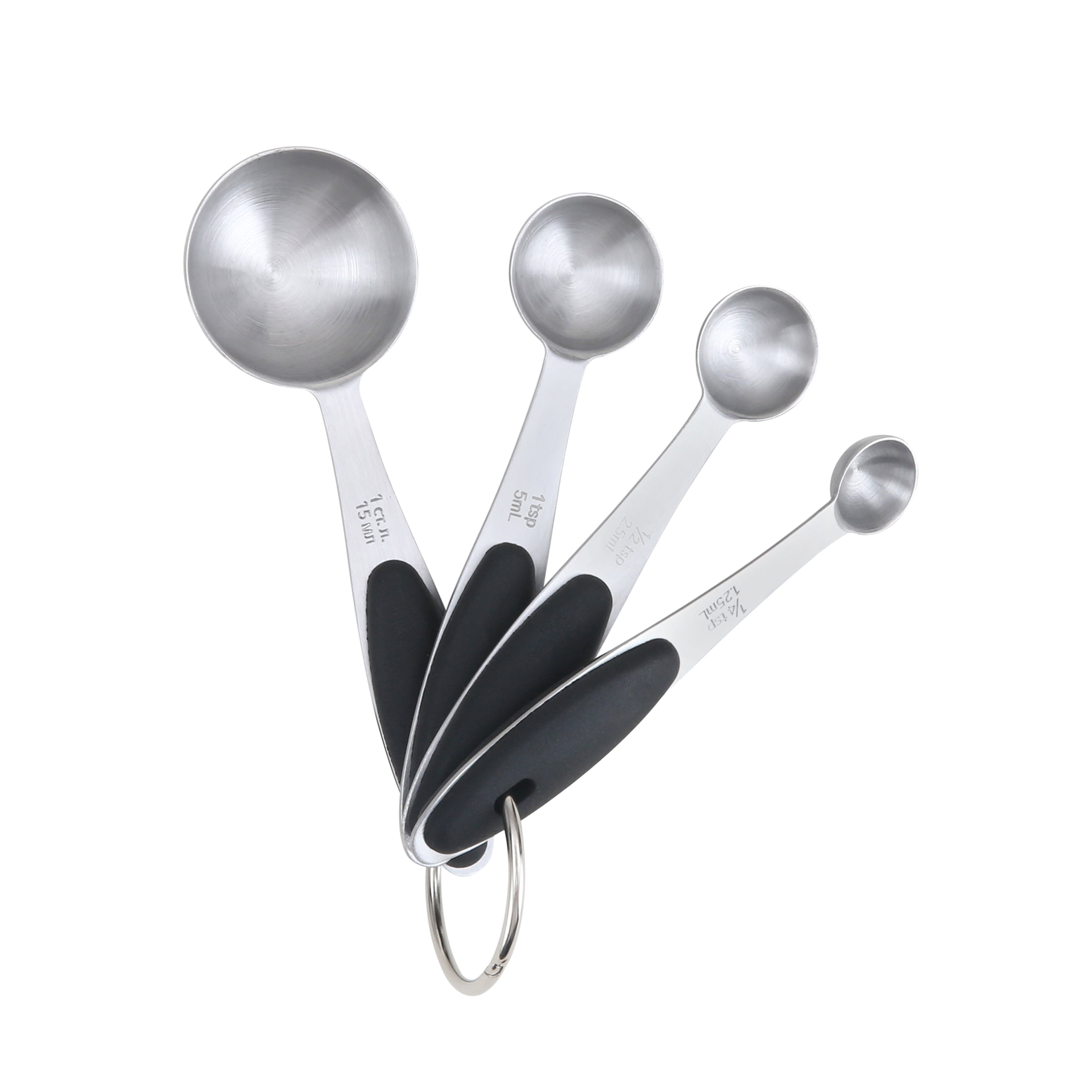 6pc Stainless Steel Measuring Spoons Silver - Figmint™ : Target