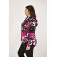thumbnail image 2 of Sobre camisa sublimada Roman Fashion Fucsia 42 Tallas Extras, 2 of 7