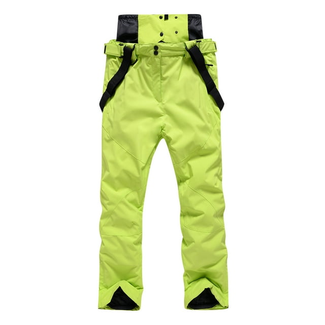 DPTALR Women's Men's Assault Pants Waterproof Windproof Warm Thicken Rompers With Pocket Trousers Long SKi Pants