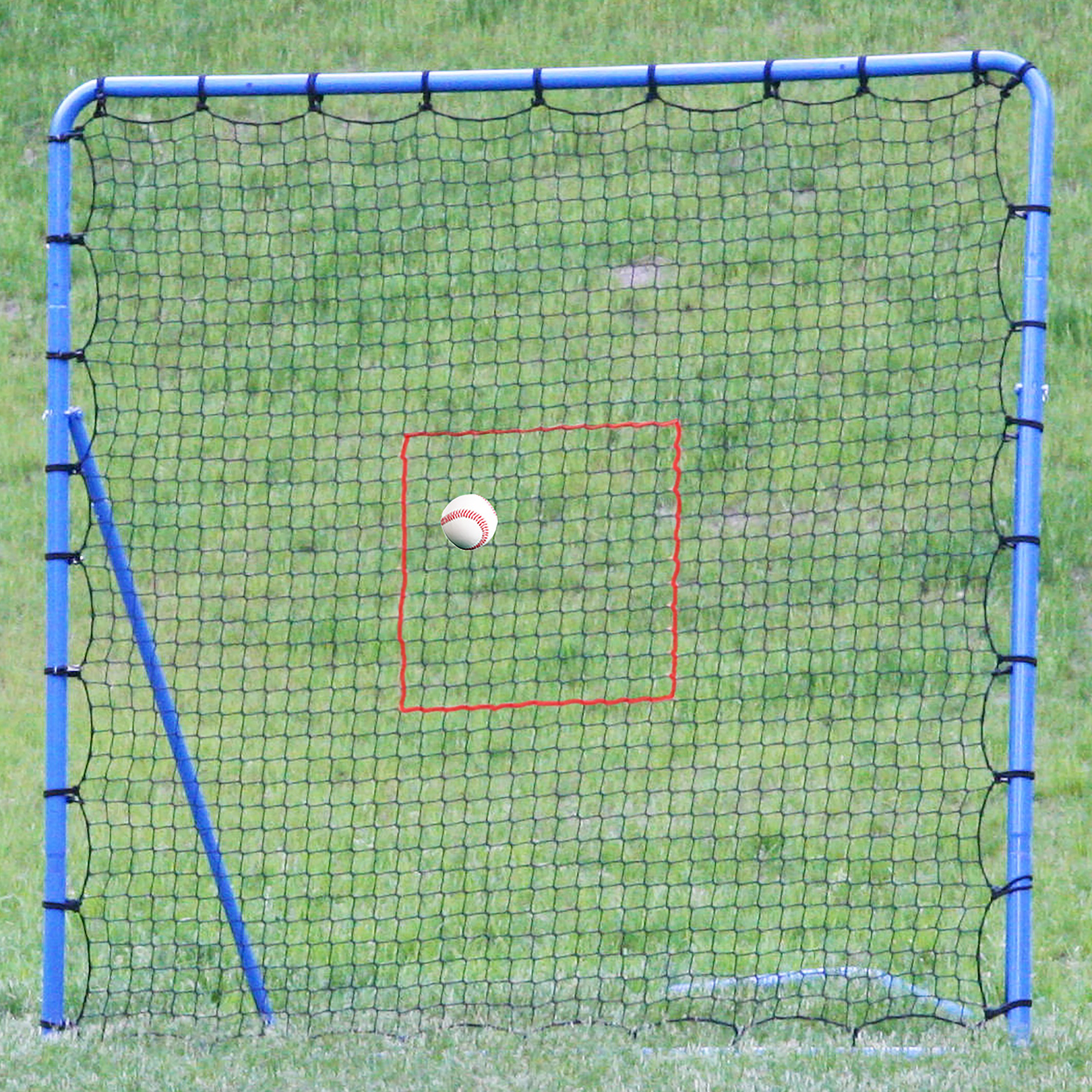 EZ Goal Baseball Monster 6' x 6' Rocket Back Rebounder Throwback - image 2 of 10