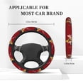 thumbnail image 6 of Won-Der Wo-Man Steering Wheel Cover Elastic Stretch Breathable Vehicle Steering Wheel Protector Car Interior Accessories, 6 of 8