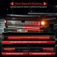 thumbnail image 4 of YUSUIYI 48/78/94/60 Inch LED Tailgate Light Bar Strip,Waterproof Flexible Strobe Rock Lights for Trucks,Arrow Design Turn Signal Strip,Red & Amber Sequential Lighting, 4 of 6