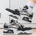 thumbnail image 4 of Men's Low Top Mesh Skate Sneakers, Lace Up Breathable Fashion Casual Shoes for Daily Street Wear, 4 of 4