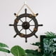 thumbnail image 5 of Decoración de pared con timón náutico, decoración náutica mediterránea, timón de barco 28cm, 5 of 7