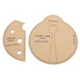 thumbnail image 2 of DIY Leather Craft Template, Durable Acrylic Wallet Template Sturdy  For General Purpose For Professional Use For DIY Enthusiasts For DIY Leather Purse Making, 2 of 8