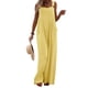 thumbnail image 2 of VISgogo Mono de Color Sólido a la Moda para Mujer Mono Casual con Tirantes de Pierna Ancha y Botones con Bolsillos VISgogo  moda, 2 of 9