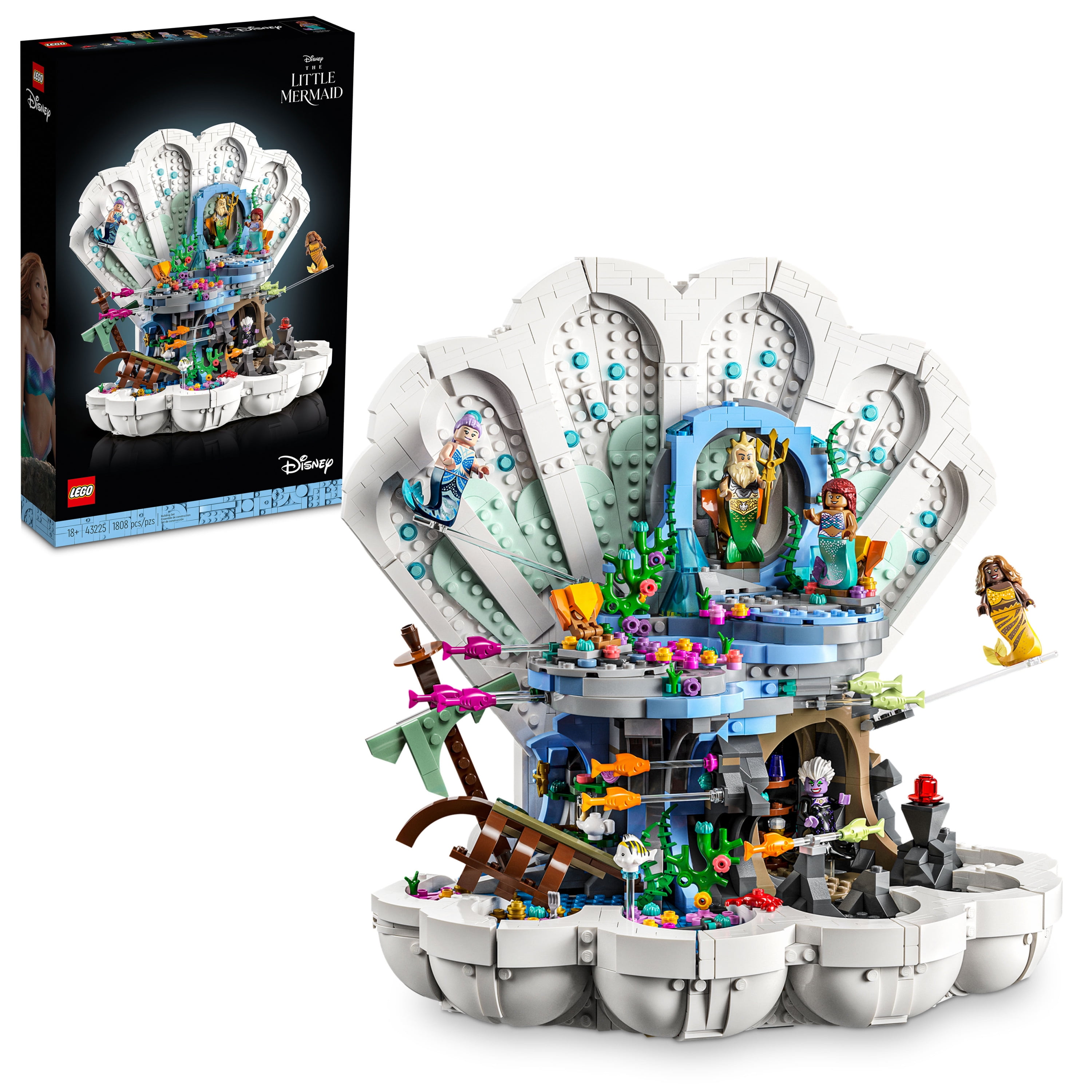 LEGO Disney The Little Mermaid Royal Clamshell 43225 Collectible Adult