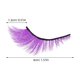 thumbnail image 2 of AURARMLET 5 Pares De Pestañas Artificiales Moradas Para Look Natural Y Voluminoso, 2 of 7