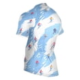 thumbnail image 3 of joogoo Skater on Winter Pattern Men's Cycling Jerseys Mountain Bike Short Sleeve Tops XL, 3 of 7